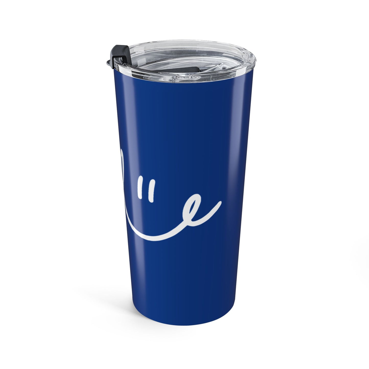 Dark Blue/White Smile 20oz Tumbler - Customizable Drinkware for Every Occasion