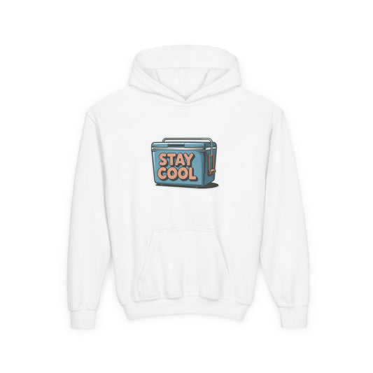 Youth Hooded Sweatshirt - Stay Cool Graphic