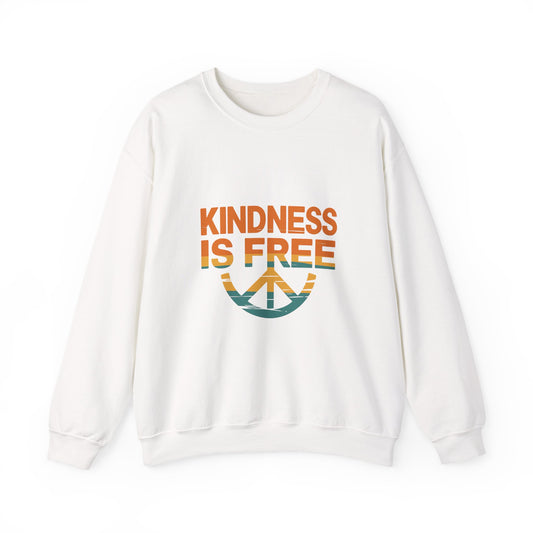 Unisex Kindness is Free Crewneck Sweatshirt