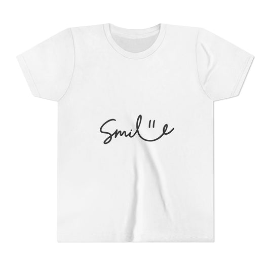 Smiley Youth Short Sleeve Tee - Positive Vibes for Kids