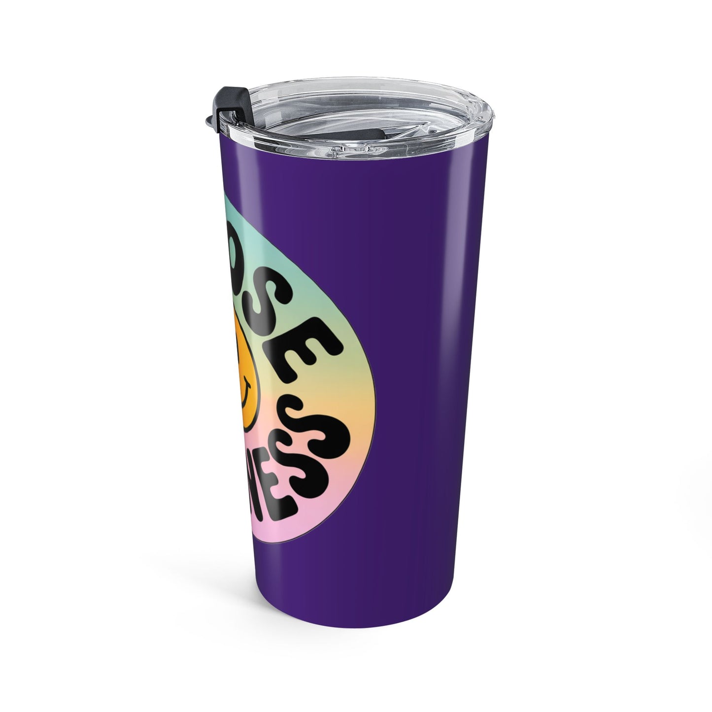 Purple Choose Kindness Tumblers – 20oz Travel Mugs for Positive Vibes