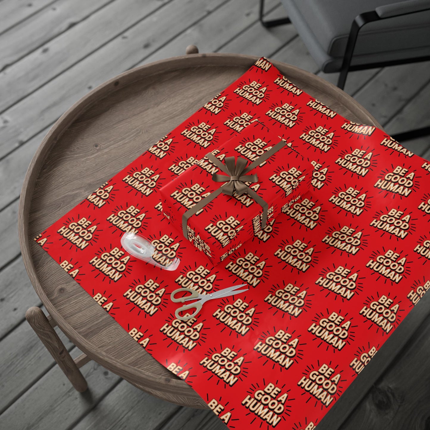 Be a Good Human Gift Wrap (Single Roll)