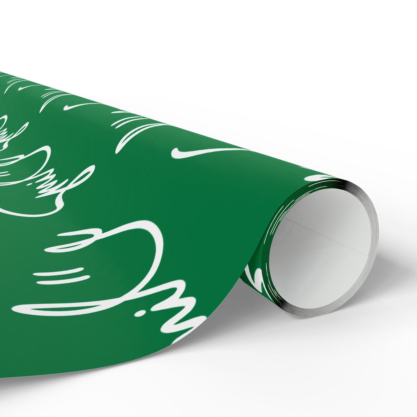 Green Smile Stylish Gift Wrapping Paper for Any Occasion