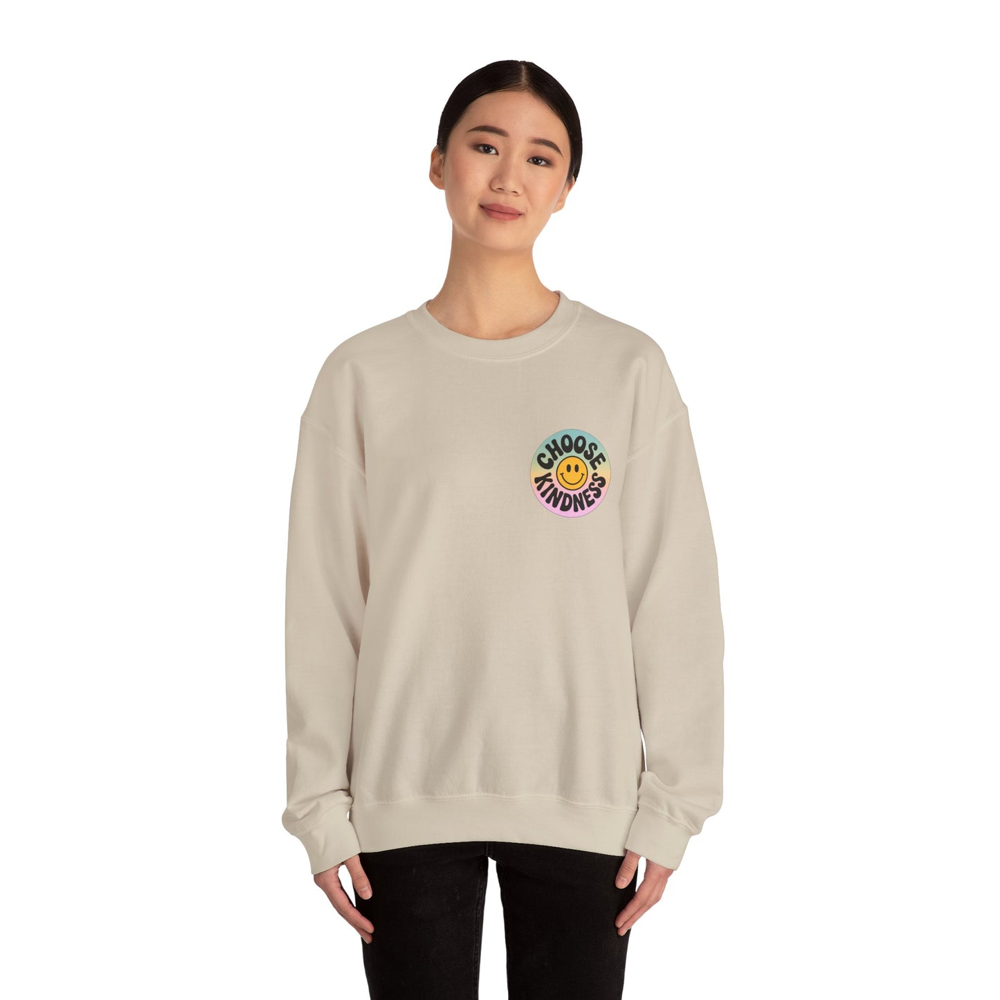 Choose Kindness Unisex Crewneck Sweatshirt - Positive Vibes Apparel