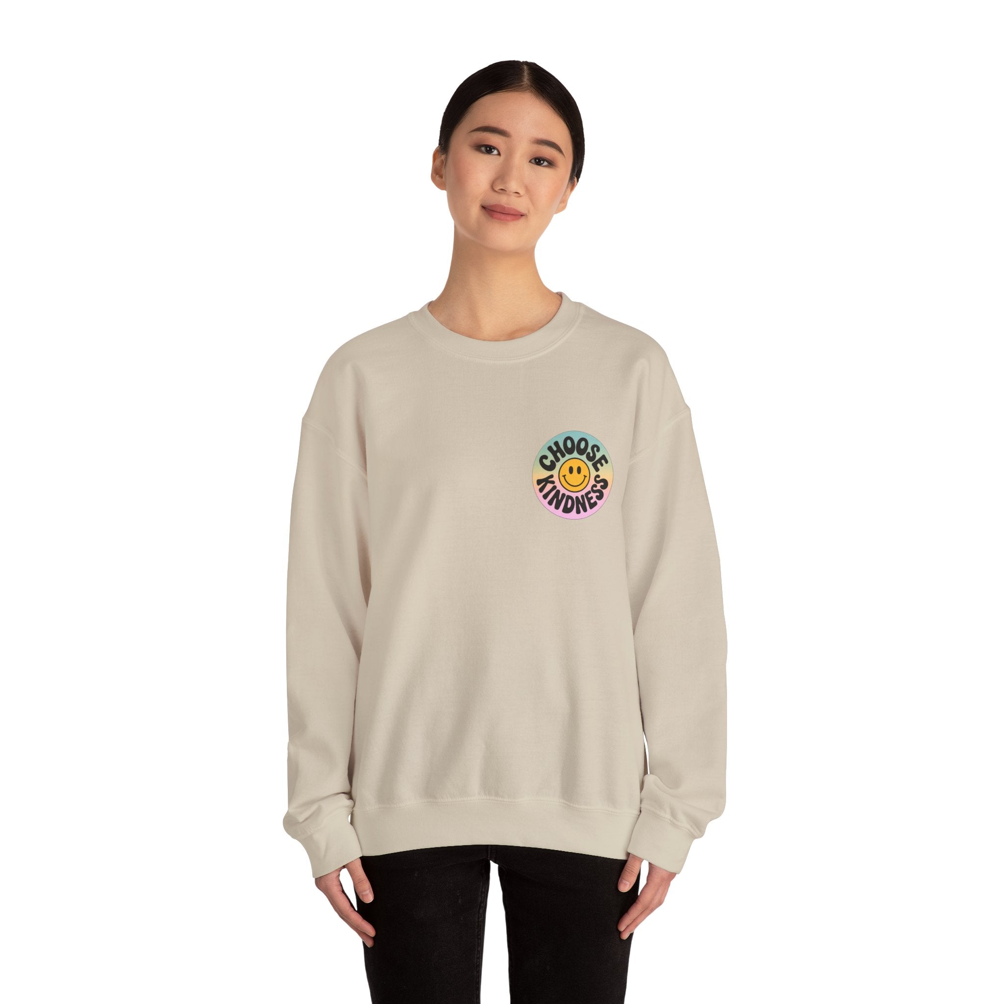 Choose Kindness Unisex Crewneck Sweatshirt - Positive Vibes Apparel