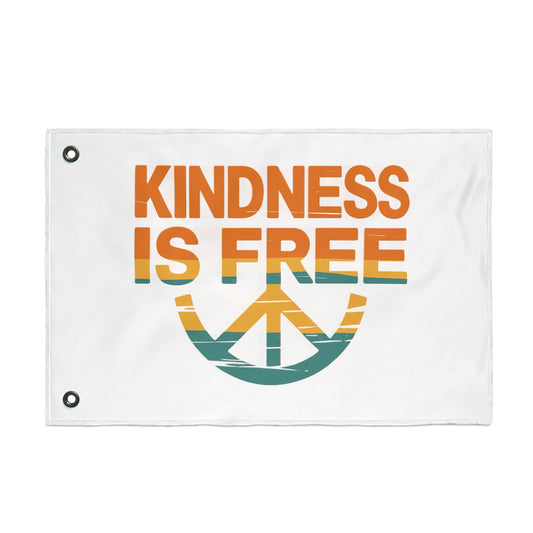 Peaceful Kindness Double Sided Flag