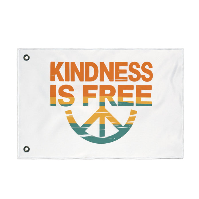 Peaceful Kindness Double Sided Flag