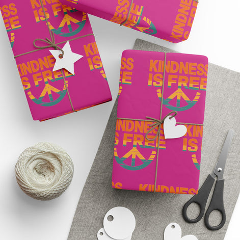 Kindness Is Free Wrapping Paper for All Occasions