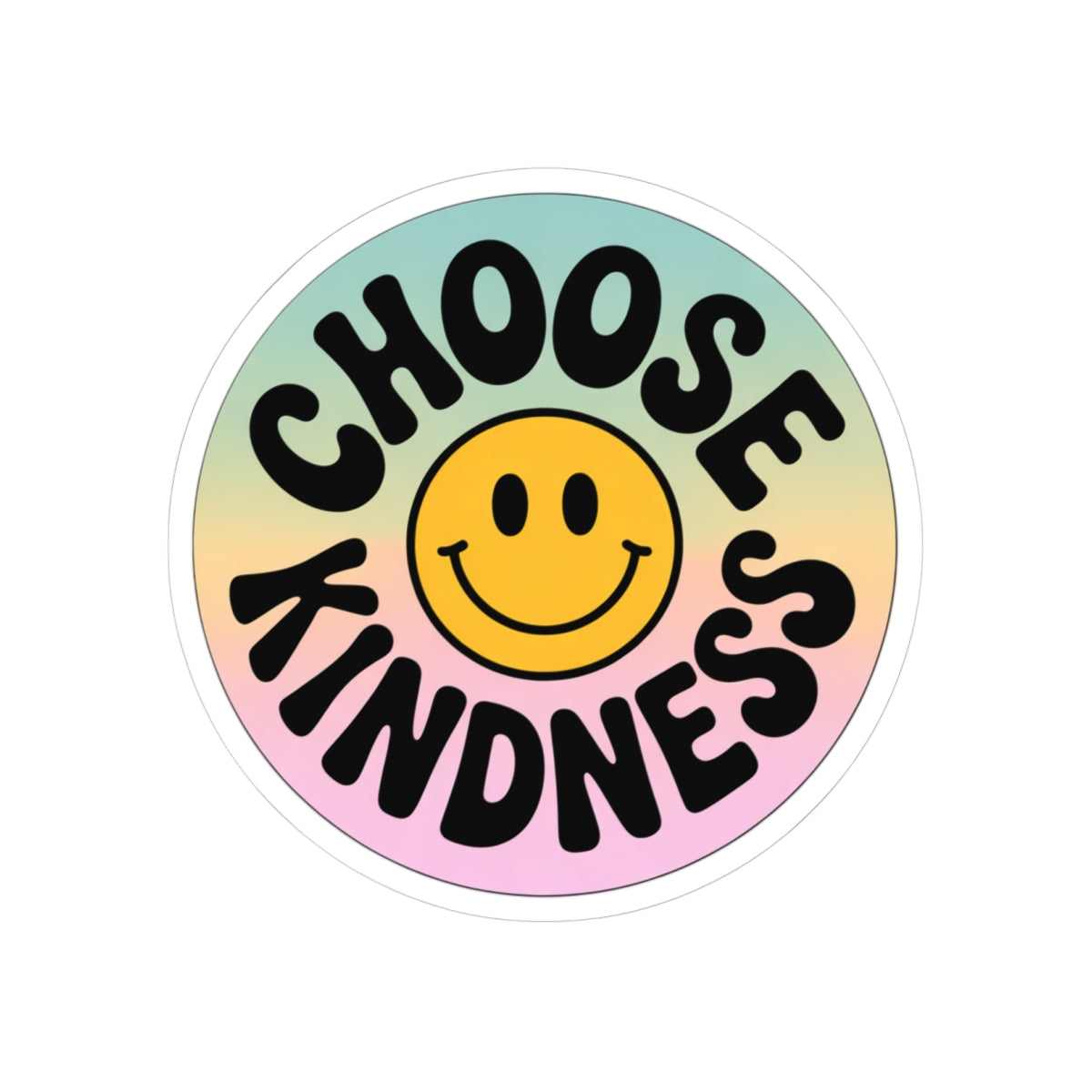 Choose Kindness Kiss-Cut Stickers