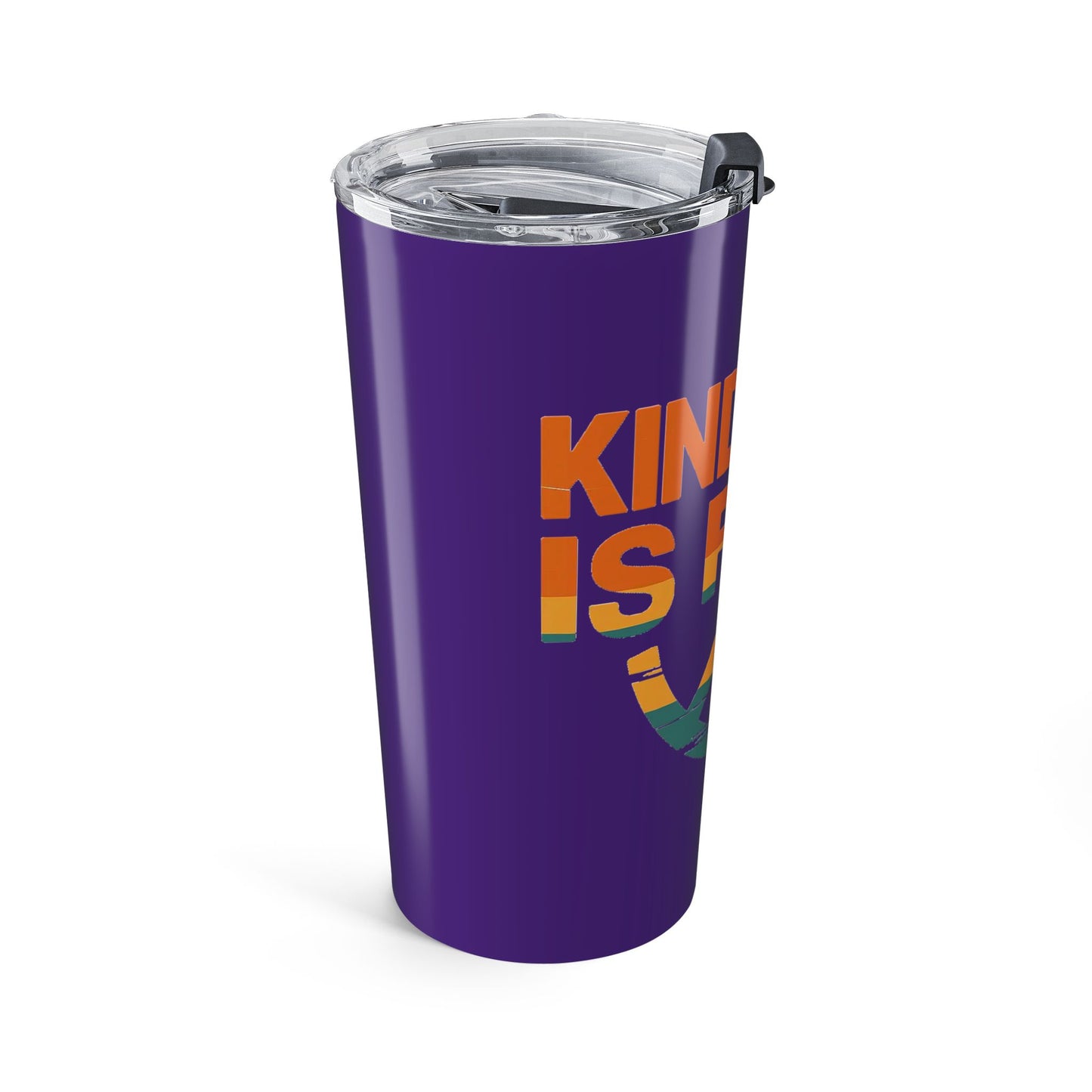 20oz Kindness Is Free Tumbler - Inspiring Quote Travel Mug