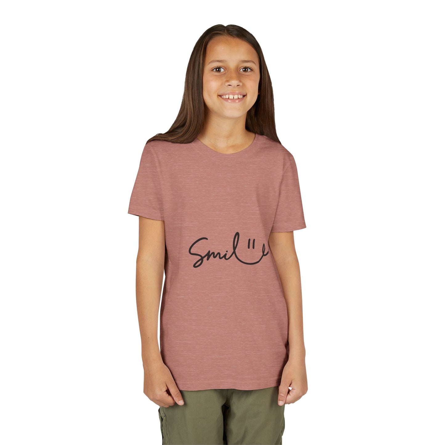 Smiley Youth Short Sleeve Tee - Positive Vibes for Kids