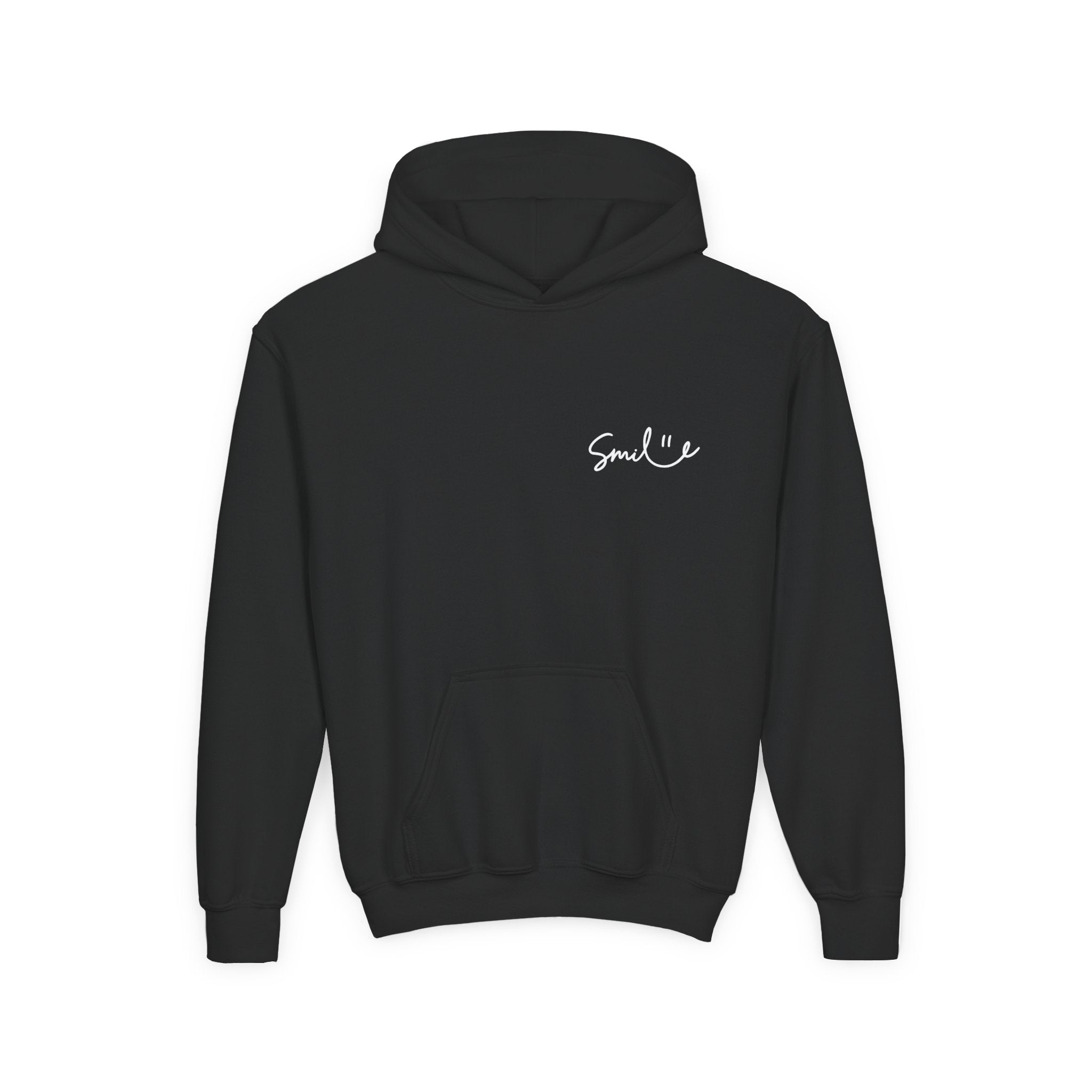 Smile Youth Hoodie - Cozy Heavy Blend Sweatshirt for Kids