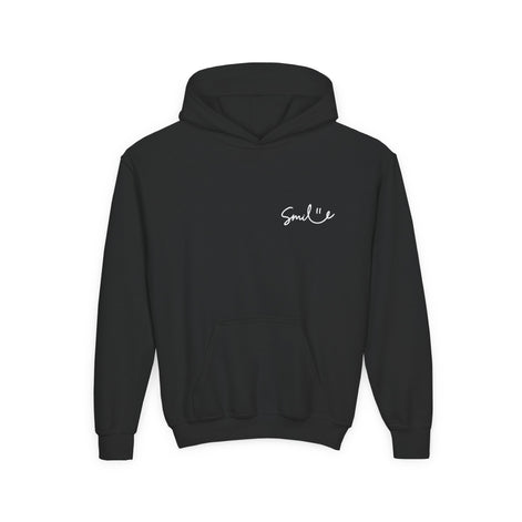 Smile Youth Hoodie - Cozy Heavy Blend Sweatshirt for Kids