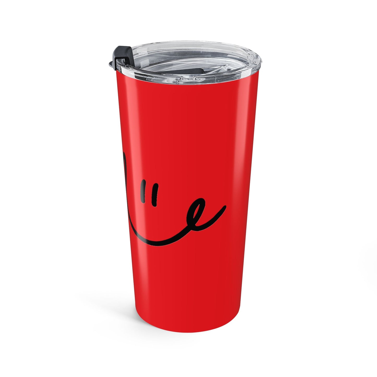 Red/Black Smile 20oz Tumbler - Customizable Drinkware for Every Occasion