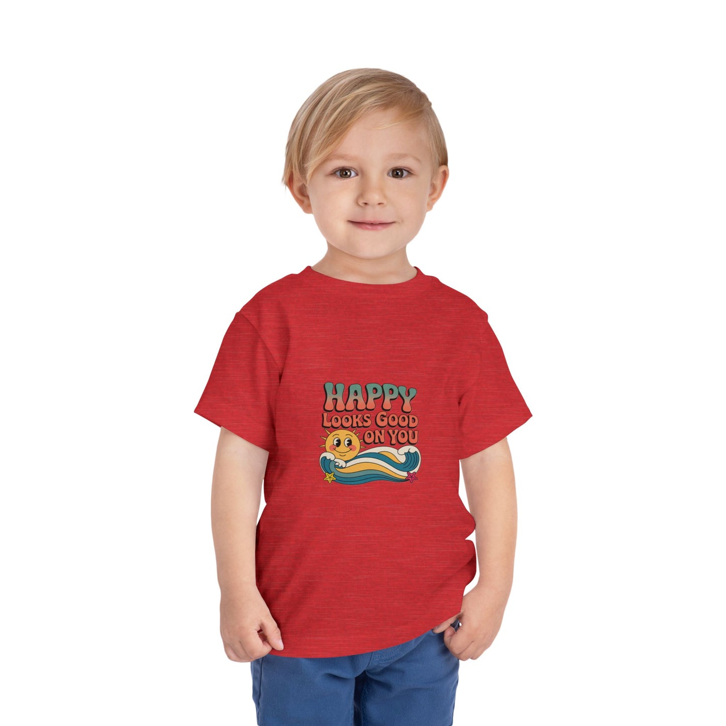 Happy Looks Good On You Toddler Tee