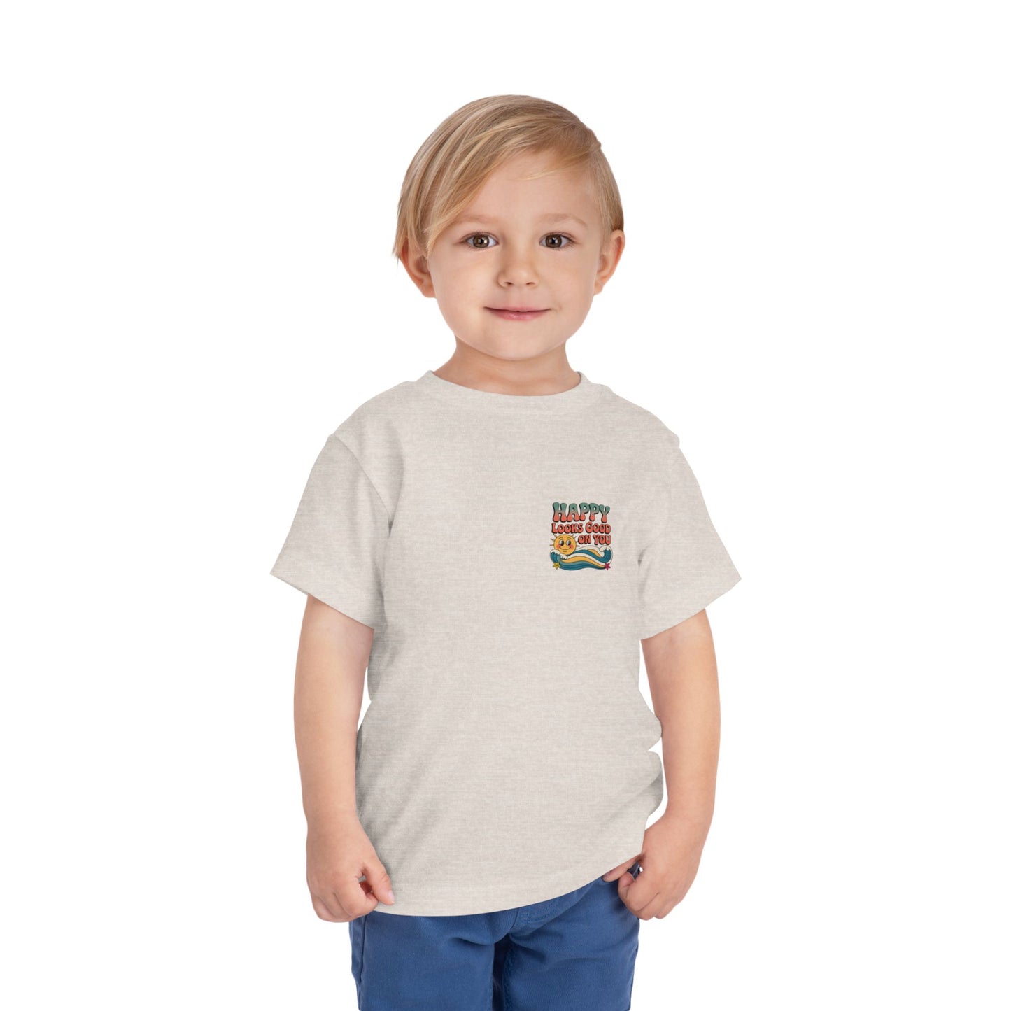 Happy Looks Good On You Toddler Tee
