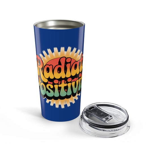 Blue Radiate Positivity Tumbler 20oz