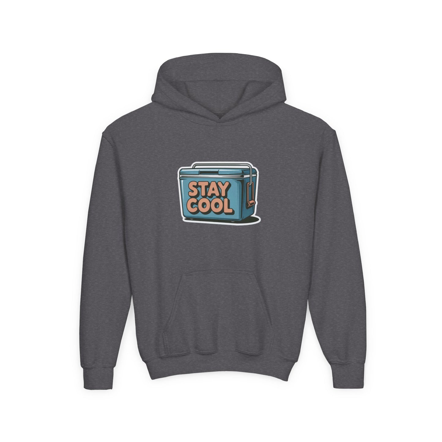 Youth Hooded Sweatshirt - Stay Cool Graphic