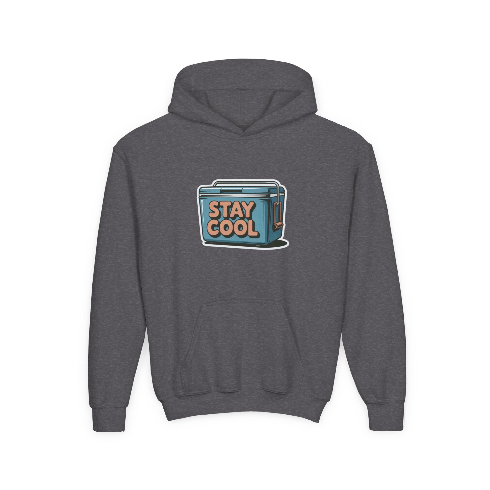 Youth Hooded Sweatshirt - Stay Cool Graphic