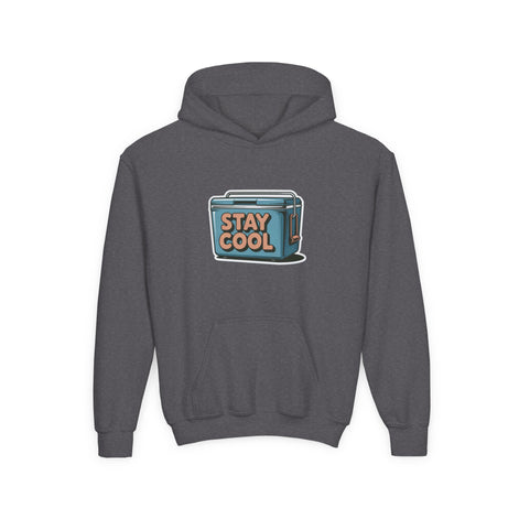 Youth Hooded Sweatshirt - Stay Cool Graphic