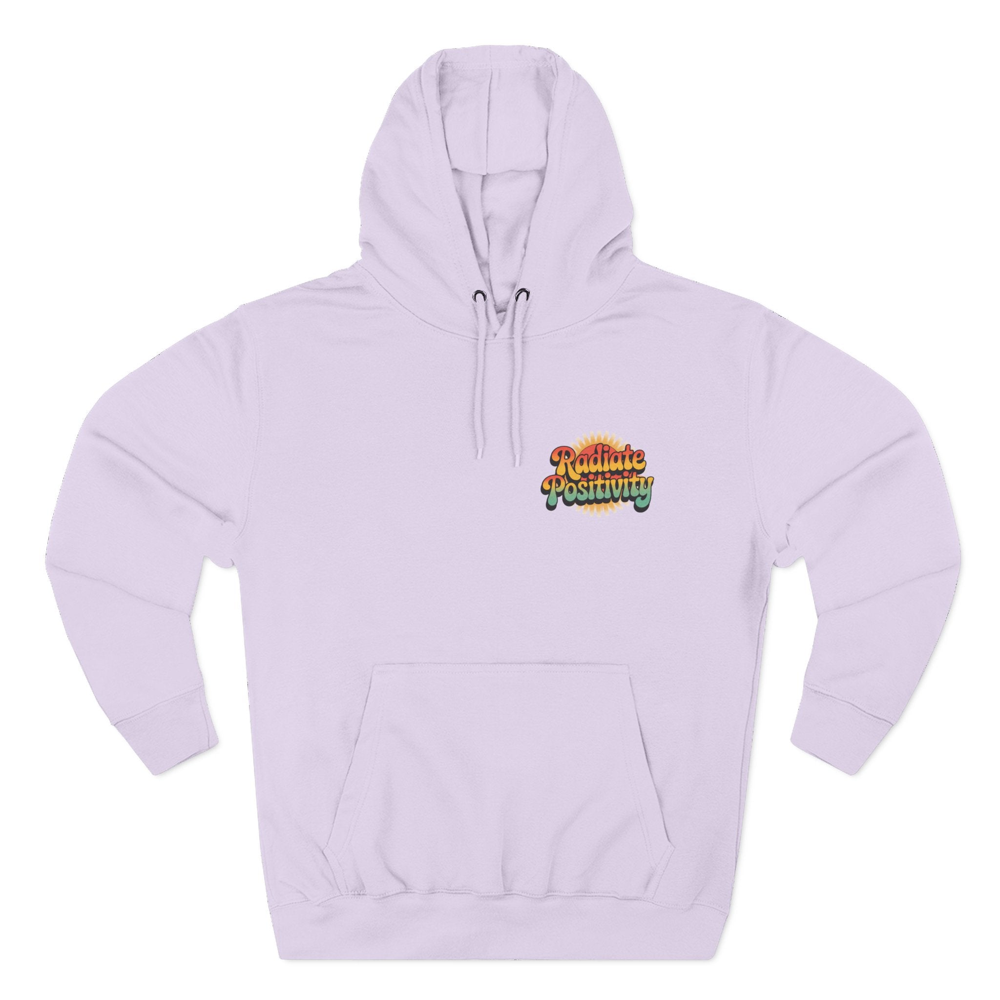 Radiate Positivity Three-Panel Fleece Hoodie