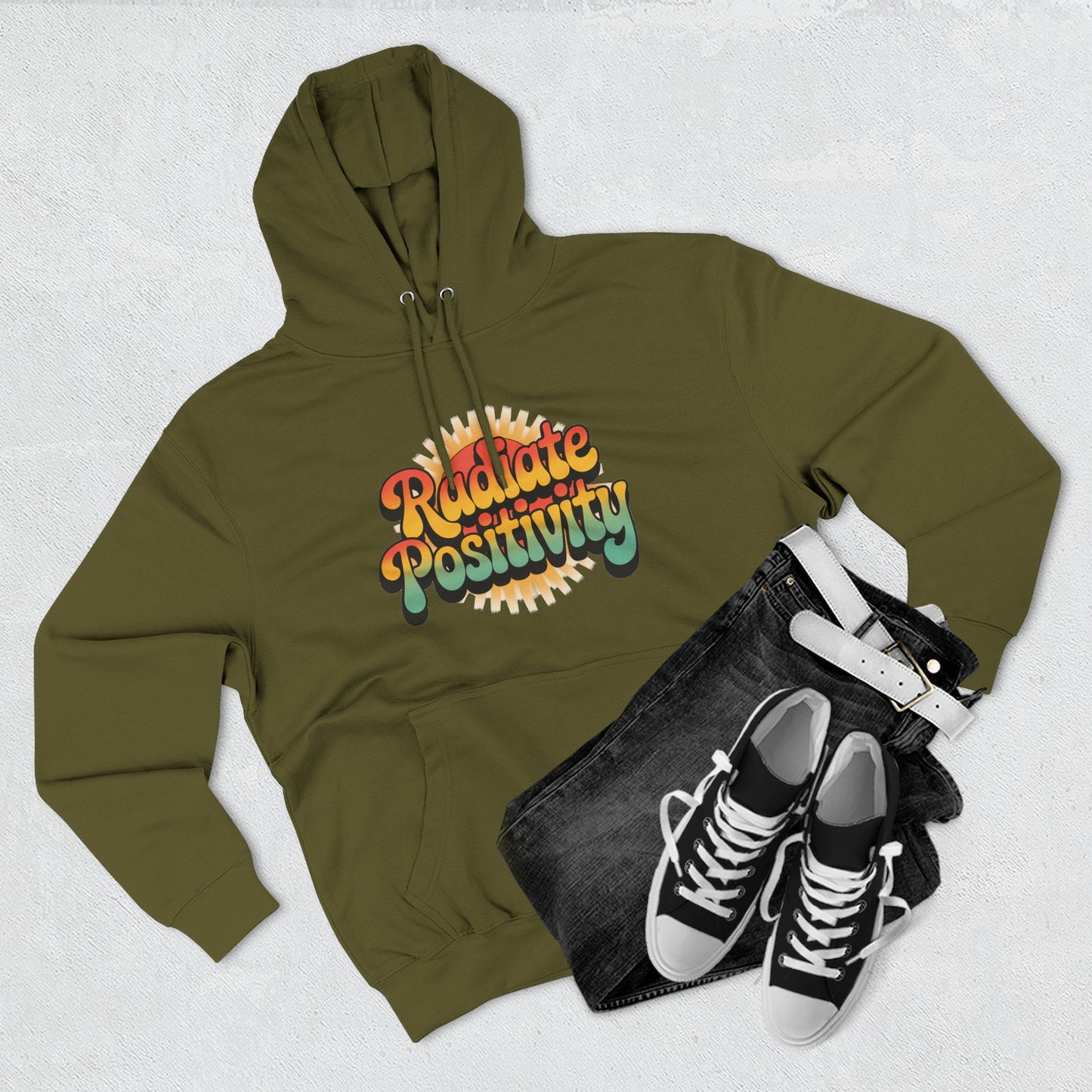 Radiate Positivity Fleece Hoodie