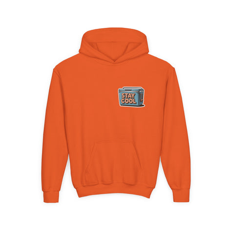 Youth Hooded Sweatshirt - Stay Cool Graphic