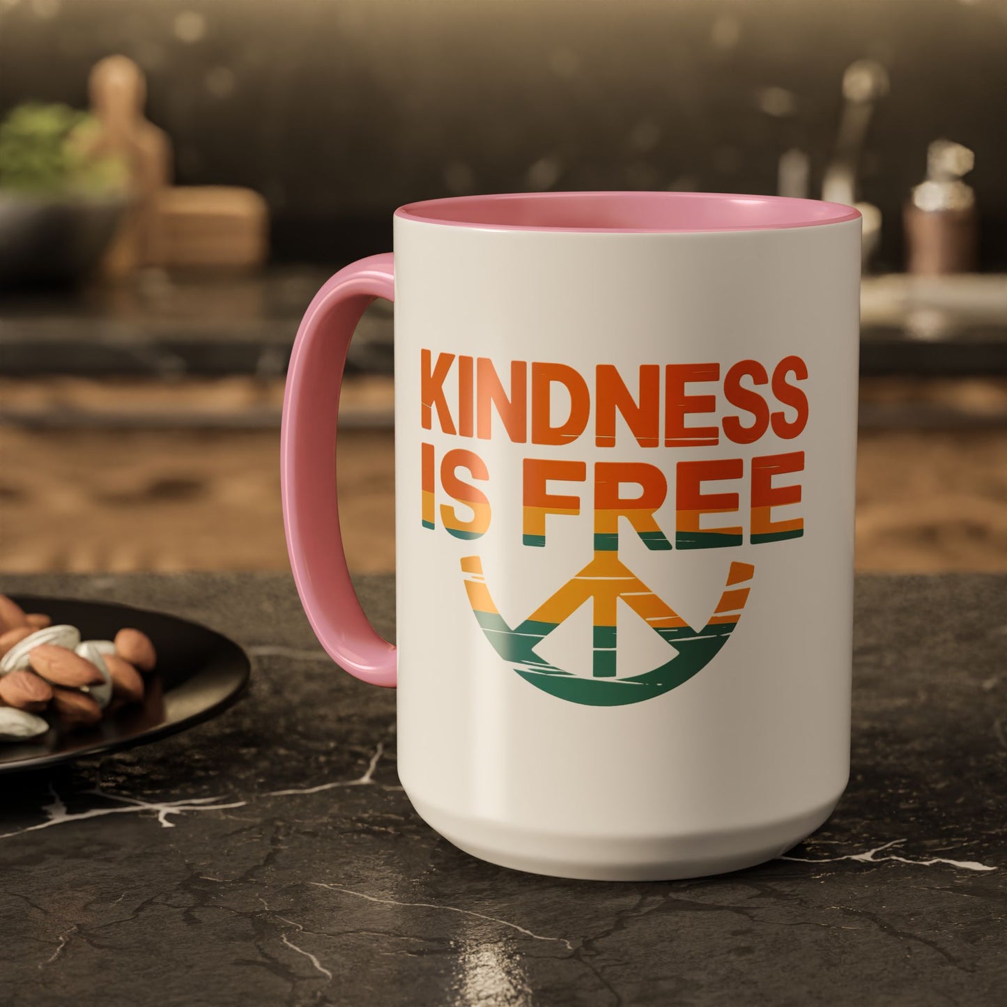 Kindness Is Free Mug - 11oz & 15oz Coffee Cup