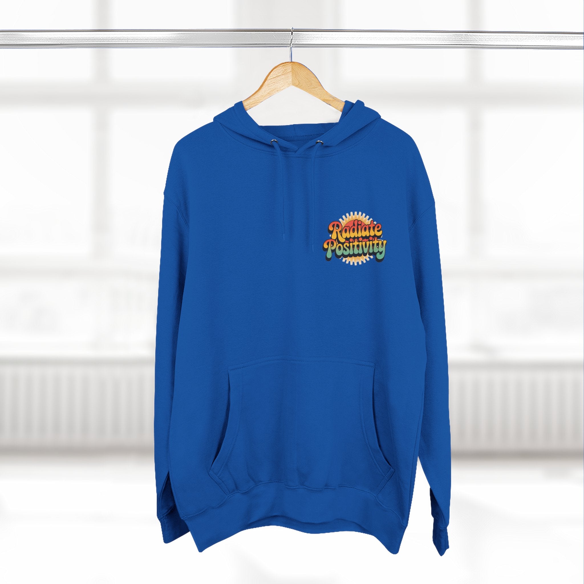 Radiate Positivity Three-Panel Fleece Hoodie