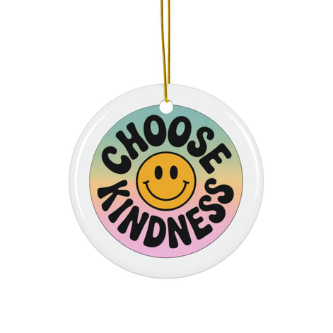 Kindness Themed Ceramic Ornament