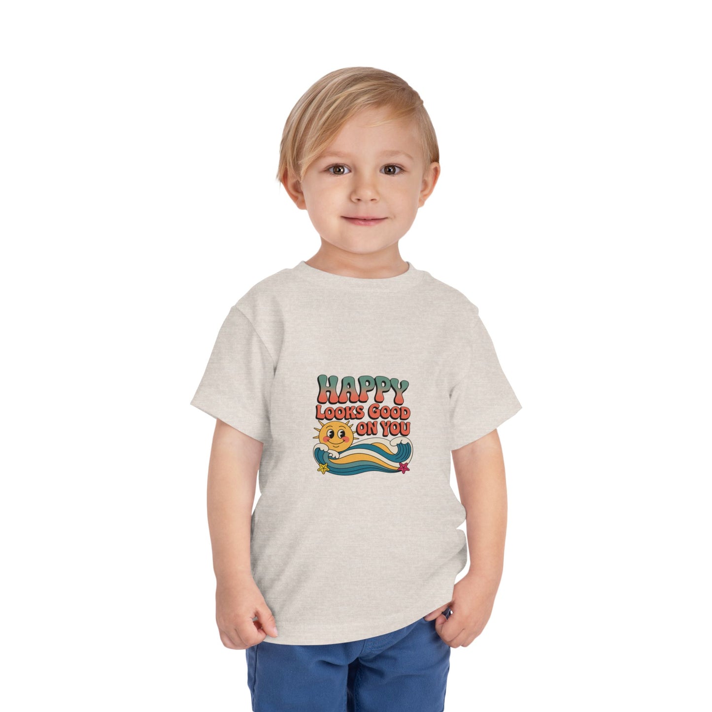Happy Looks Good On You Toddler Tee