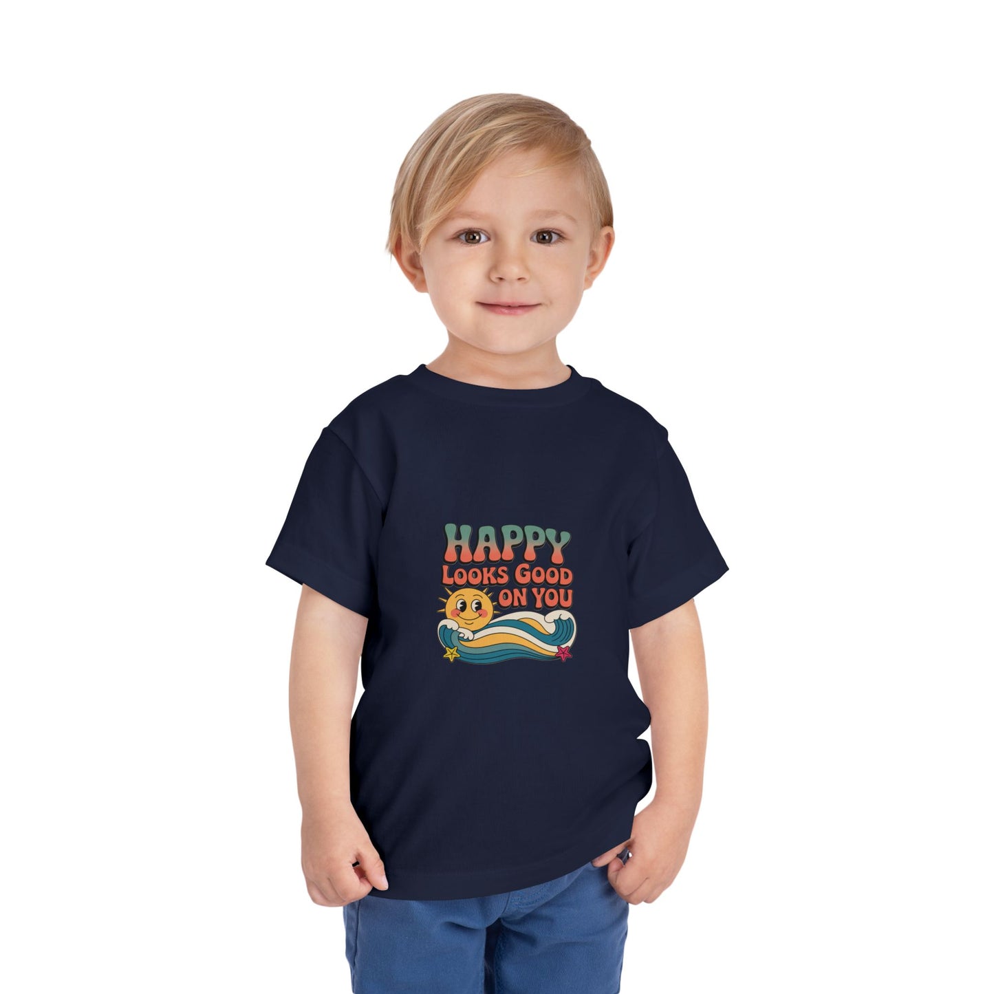 Happy Looks Good On You Toddler Tee