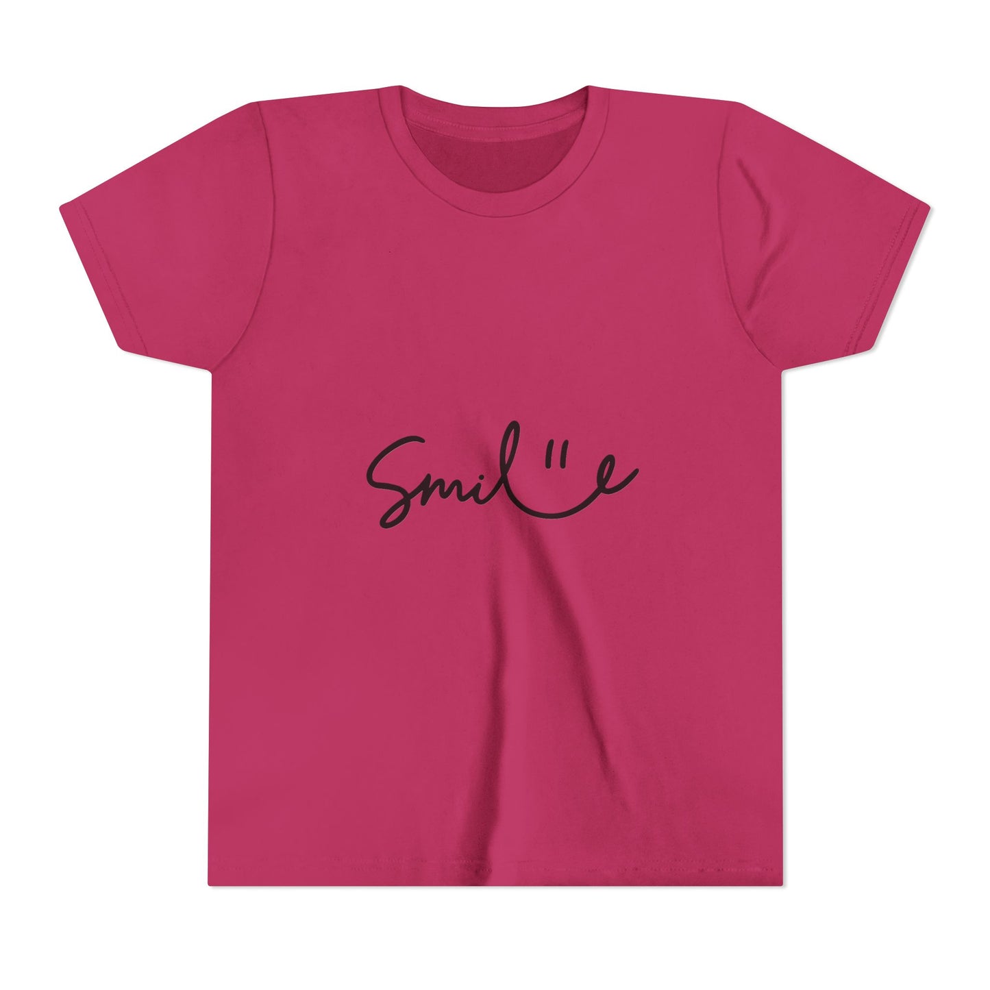 Smiley Youth Short Sleeve Tee - Positive Vibes for Kids
