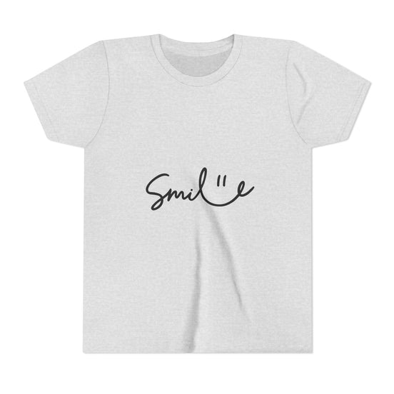 Smiley Youth Short Sleeve Tee - Positive Vibes for Kids