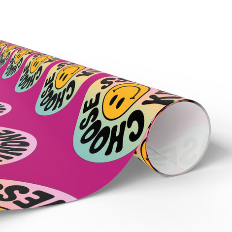 Pink Choose Kindness Wrapping Papers