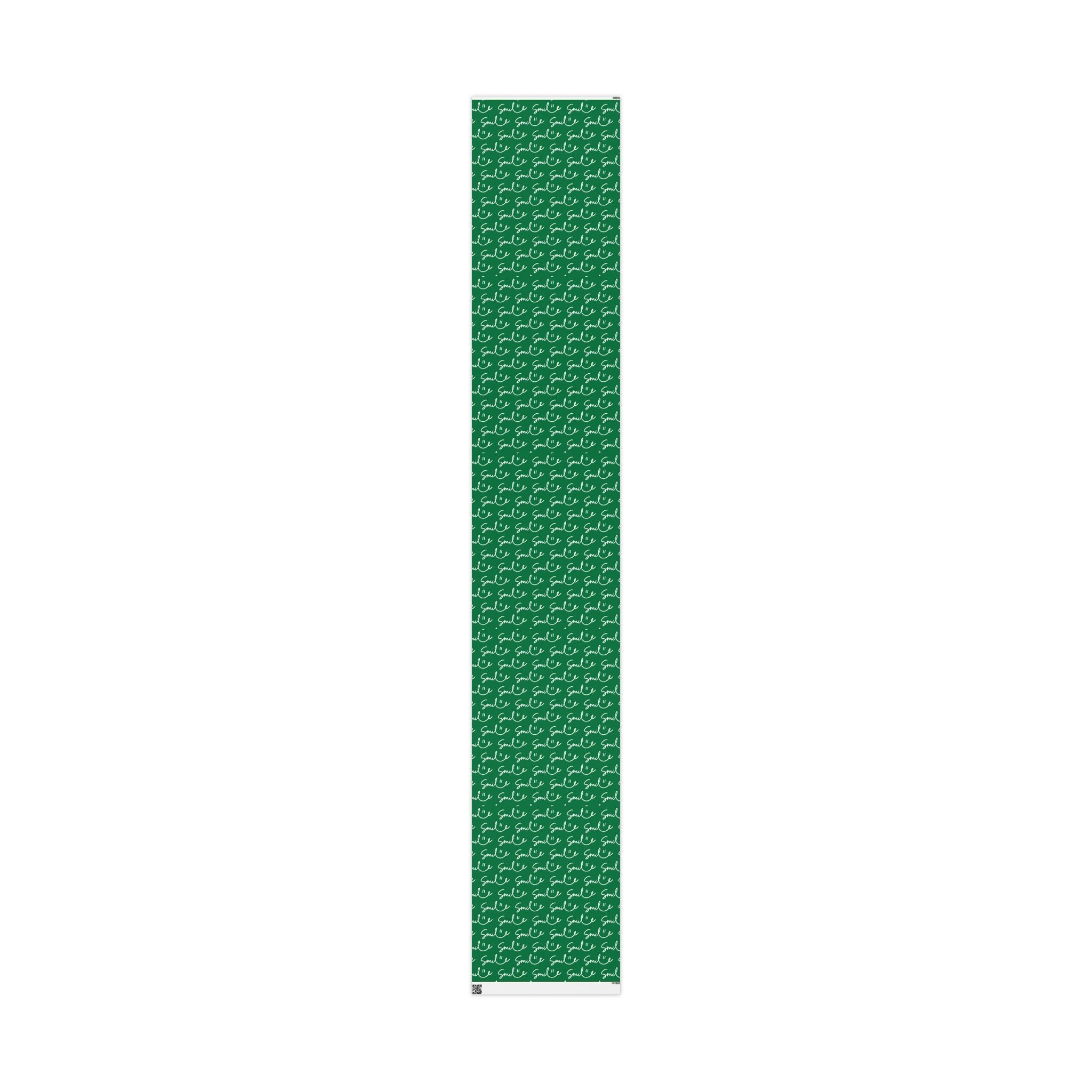 Green Smile Stylish Gift Wrapping Paper for Any Occasion