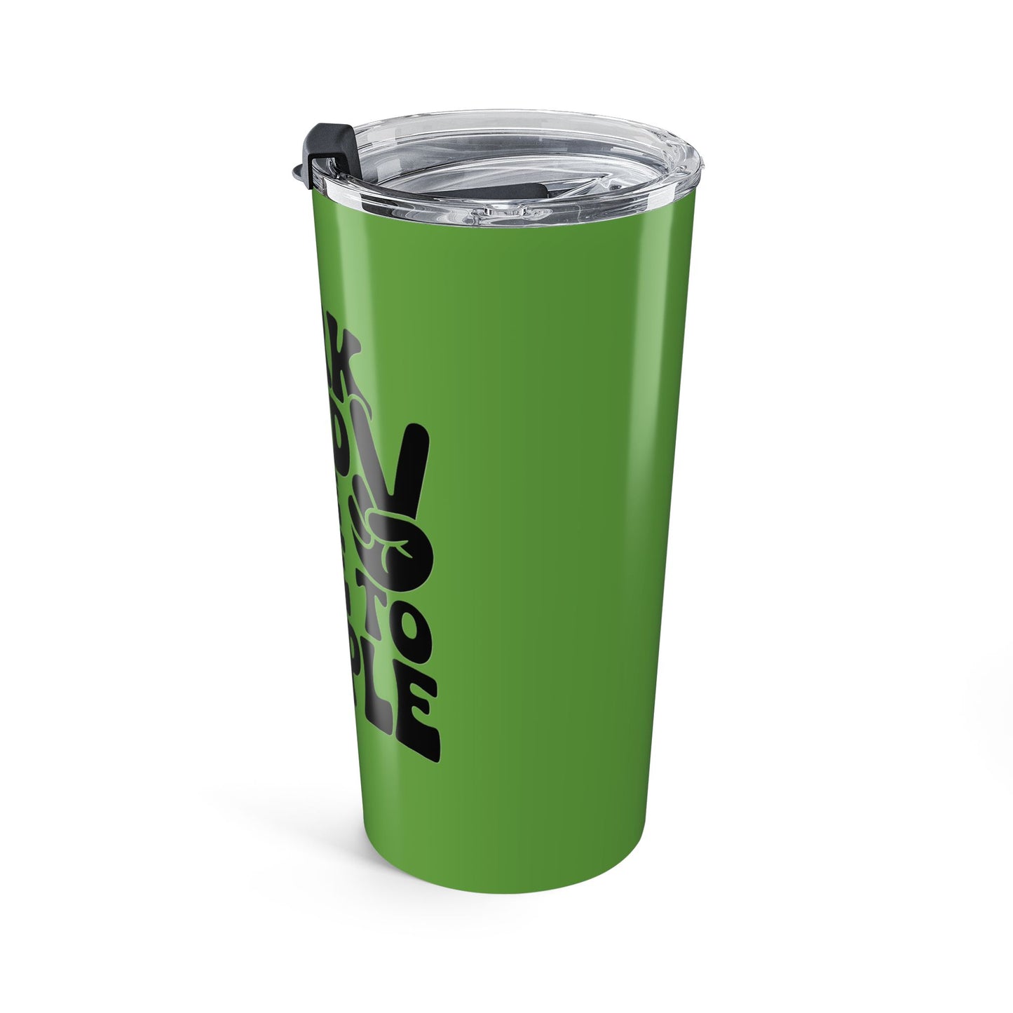 Light Green/Black Work Hard & Be Nice to People 20 oz. Tumbler
