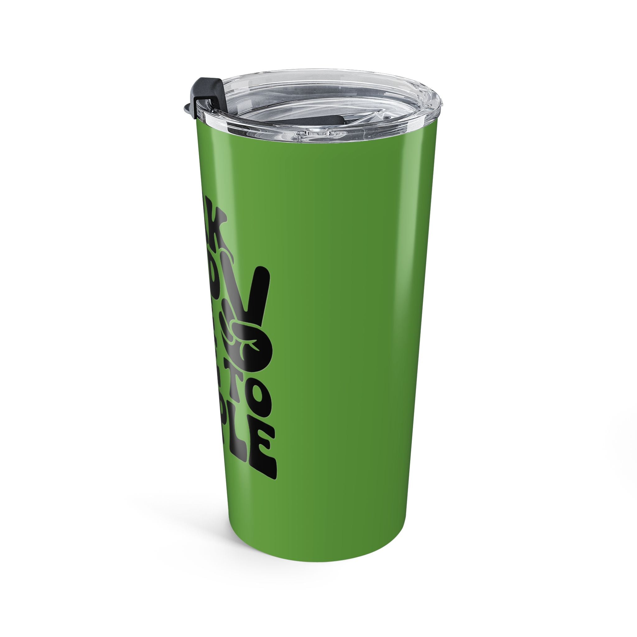 Light Green/Black Work Hard & Be Nice to People 20 oz. Tumbler