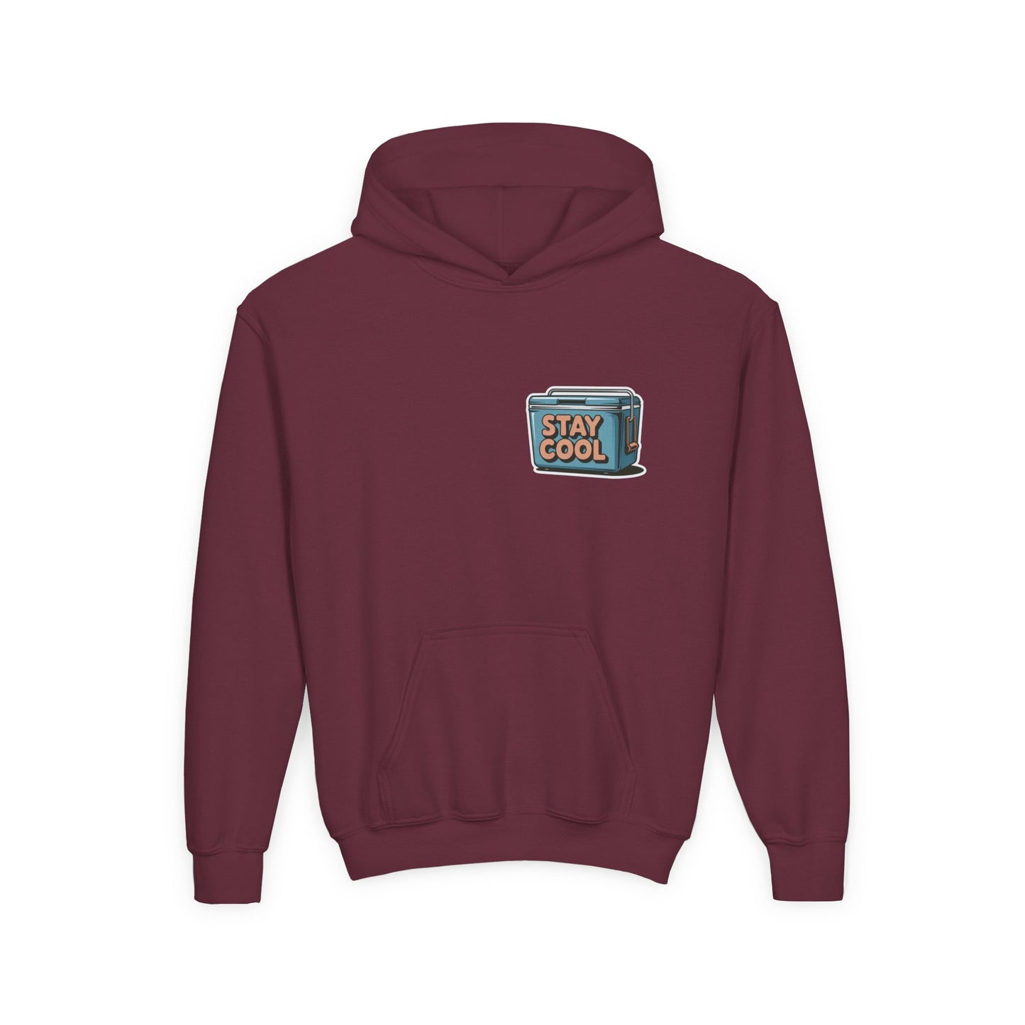 Youth Hooded Sweatshirt - Stay Cool Graphic