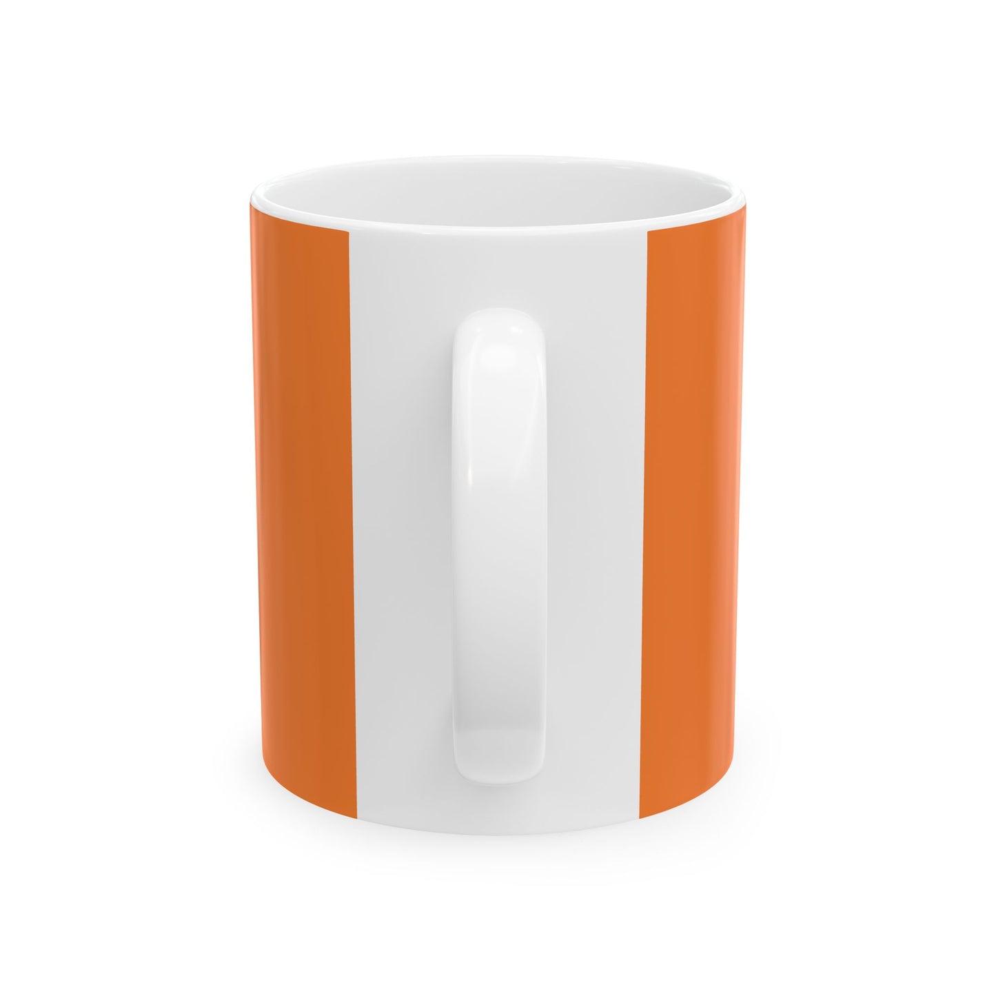 Orange Radiate Positivity Ceramic Coffee Mug,  11oz & 15oz