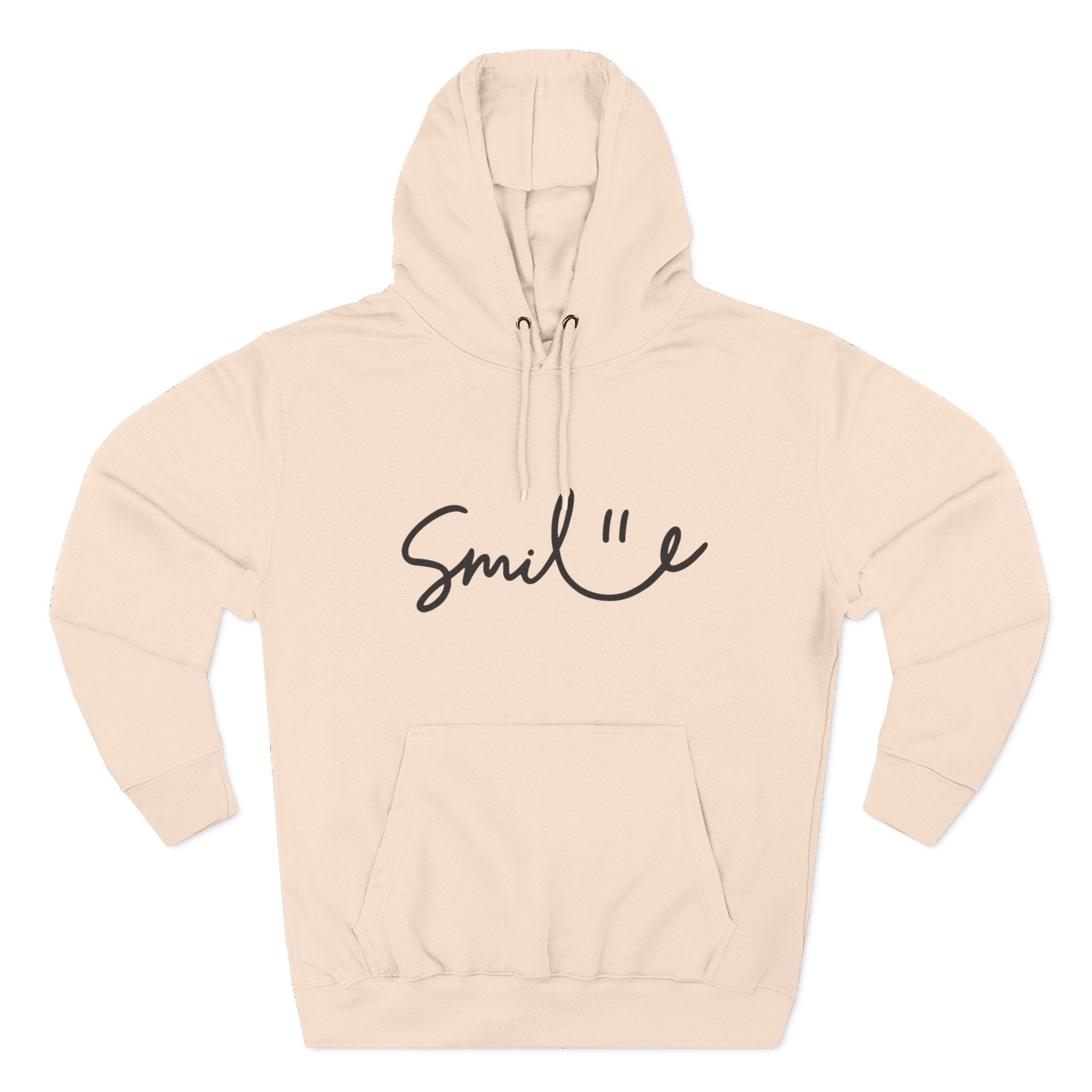Smile Fleece Hoodie - Cozy and Stylish Pullover for Everyday Comfort