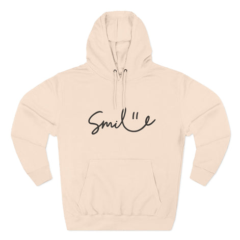 Smile Fleece Hoodie - Cozy and Stylish Pullover for Everyday Comfort