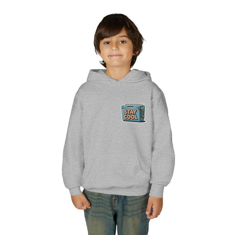 Youth Hooded Sweatshirt - Stay Cool Graphic