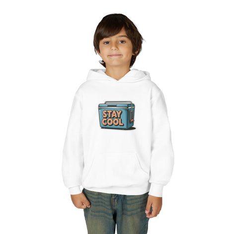 Youth Hooded Sweatshirt - Stay Cool Graphic