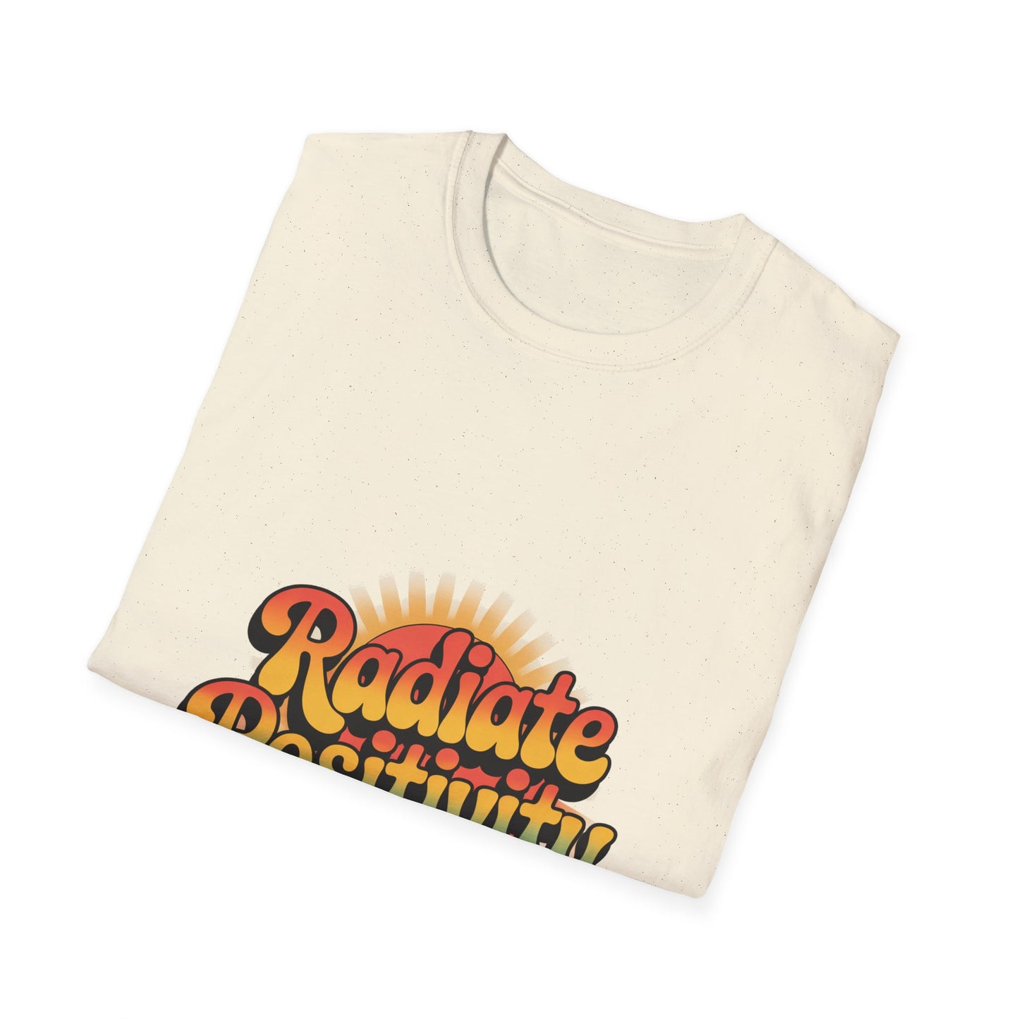Radiate Positivity Unisex Softstyle T-Shirt - Feel Good Vibes