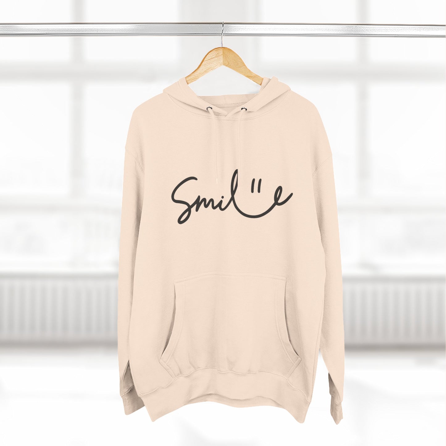 Smile Fleece Hoodie - Cozy and Stylish Pullover for Everyday Comfort
