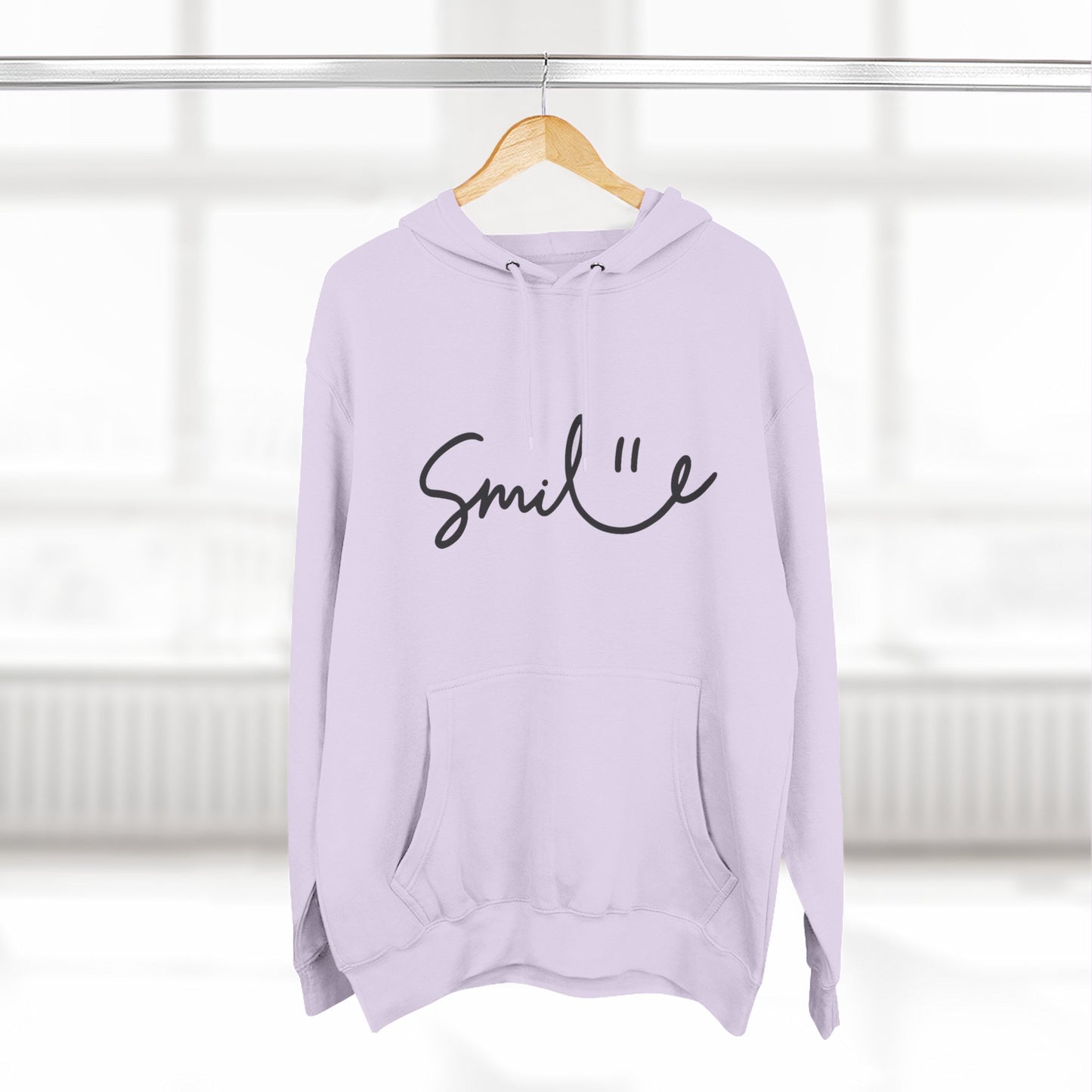 Smile Fleece Hoodie - Cozy and Stylish Pullover for Everyday Comfort