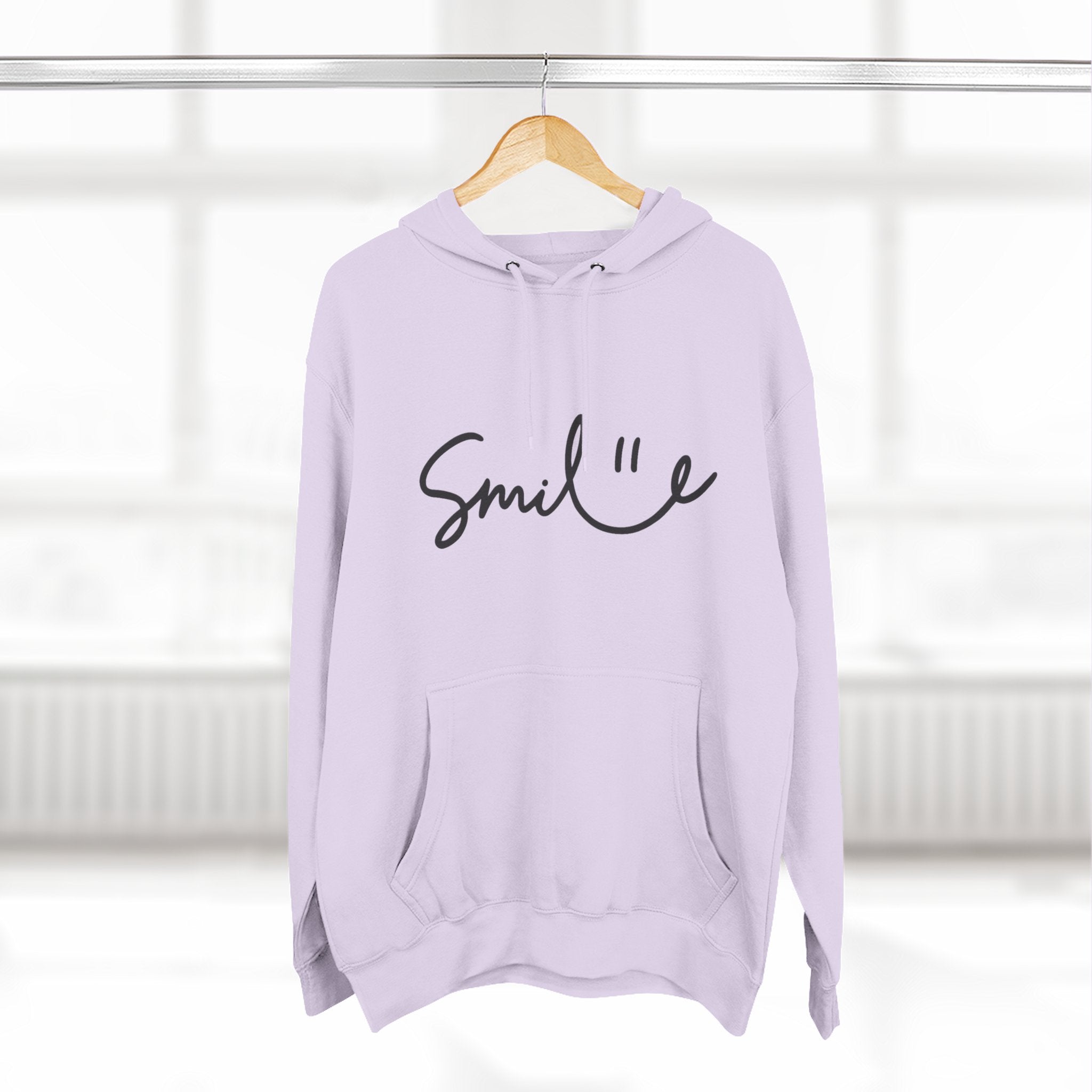 Smile Fleece Hoodie - Cozy and Stylish Pullover for Everyday Comfort