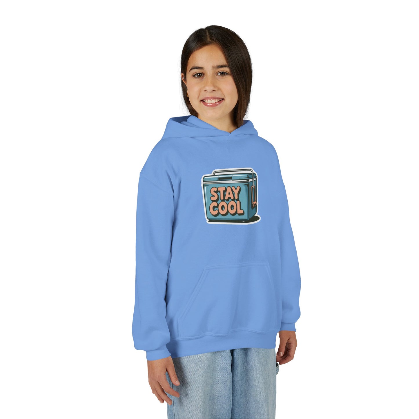 Youth Hooded Sweatshirt - Stay Cool Graphic