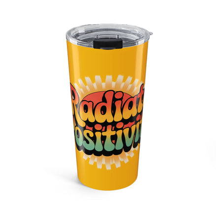Yellow Radiate Positivity Tumbler 20oz